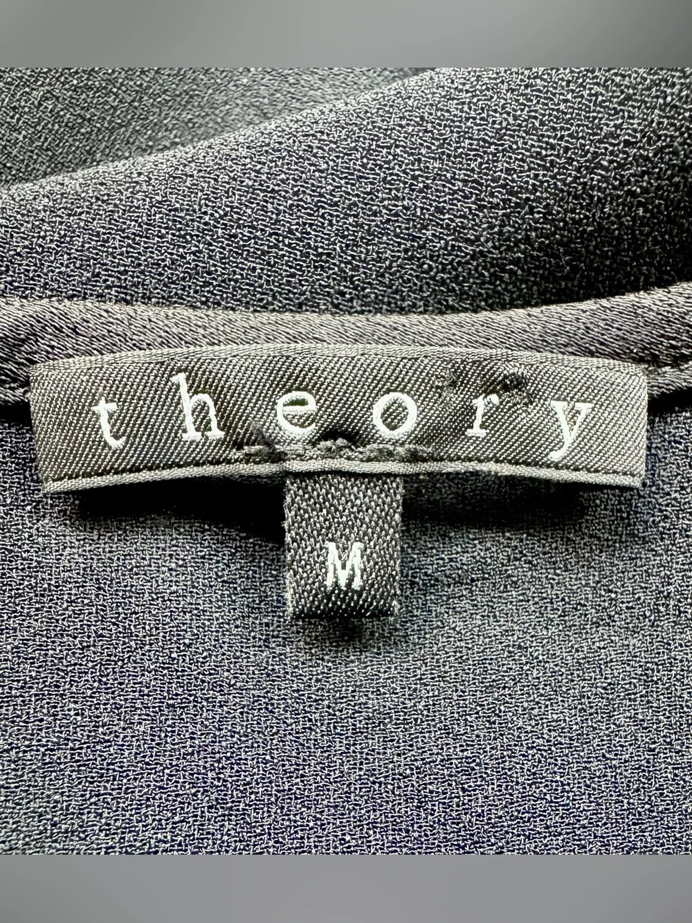 Theory Prestia Black Sleeveless Tunic Racerback Tank Top